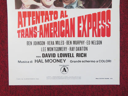 RUNAWAY! ITALIAN LOCANDINA POSTER BEN JOHNSON VERA MILES 1978 Rendezvous Cinema Movie posters