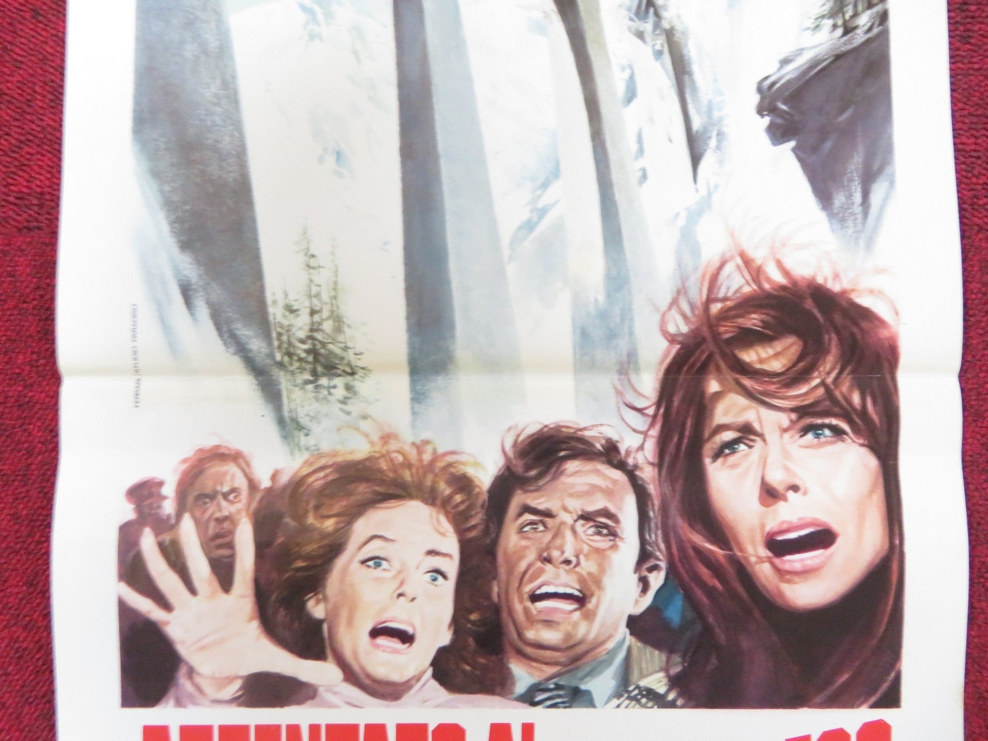 RUNAWAY! ITALIAN LOCANDINA POSTER BEN JOHNSON VERA MILES 1978 Rendezvous Cinema Movie posters