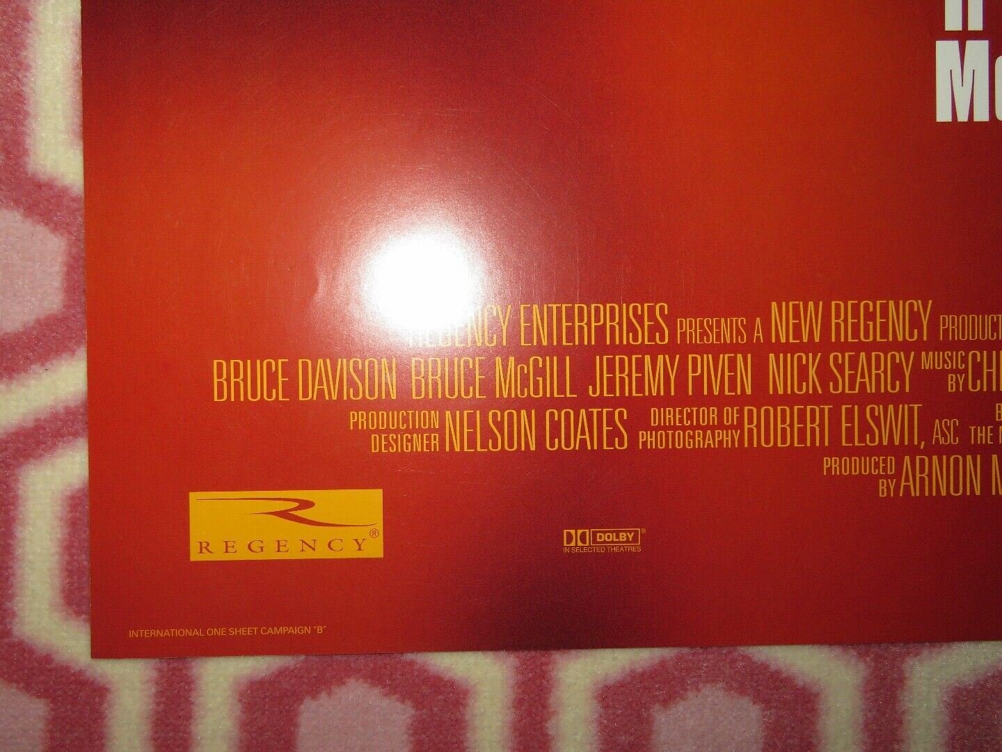 RUNAWAY JURY US ONE SHEET POSTER JOHN CUSACK GENE HACKMAN 2003 Movie posters