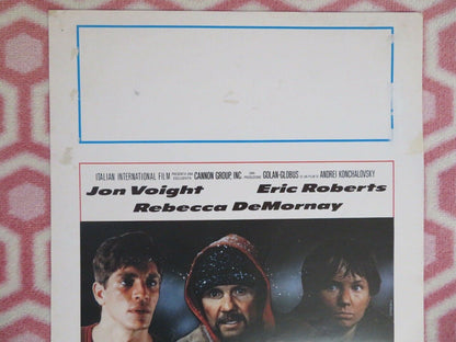 RUNAWAY TRAIN ITALIAN LOCANDINA (27.5"x13") POSTER JON VOIGHT 1986 - Rendezvous Cinema
