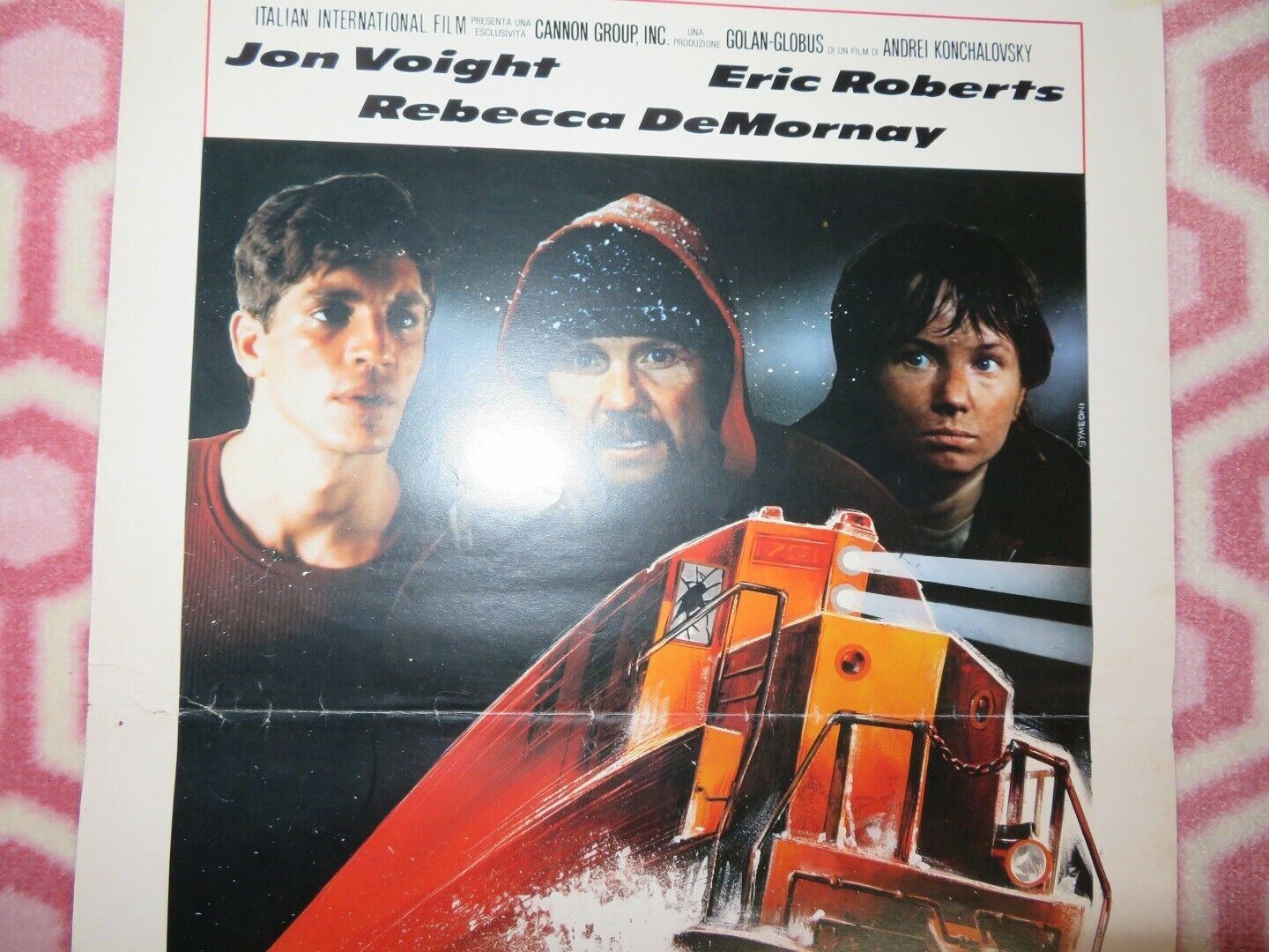 RUNAWAY TRAIN ITALIAN LOCANDINA (27.5"x13") POSTER JON VOIGHT 1986 - Rendezvous Cinema