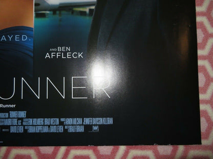 RUNNER RUNNER QUAD (30"x 40") ROLLED POSTER JUSTIN TIMBERLAKE GEMMA ARTERTON '13 Movie posters