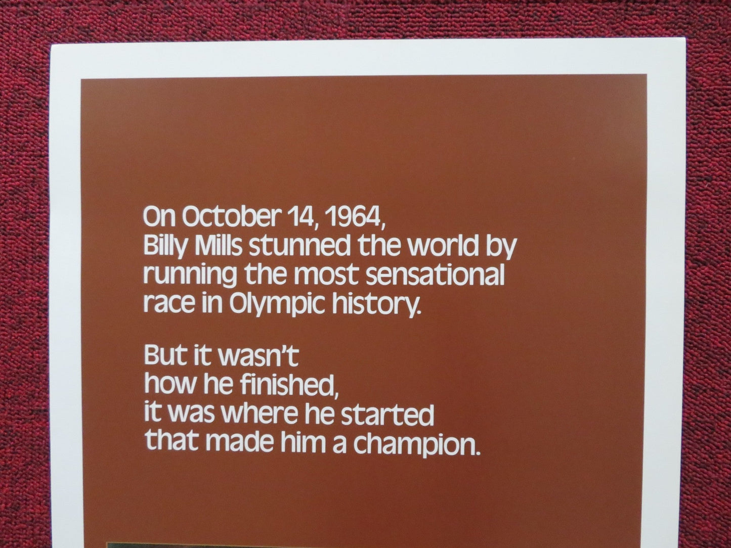 RUNNING BRAVE US INSERT (14"x 36") POSTER ROBBY BENSON PAT HINGLE 1983 Rendezvous Cinema Movie posters