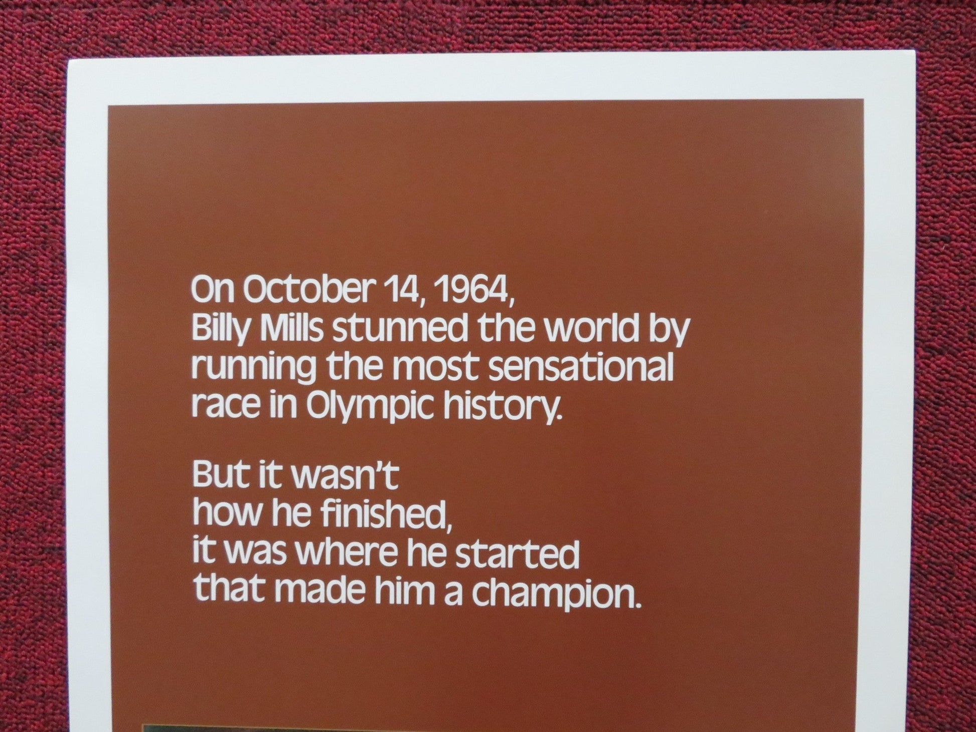 RUNNING BRAVE US INSERT (14"x 36") POSTER ROBBY BENSON PAT HINGLE 1983 Rendezvous Cinema Movie posters