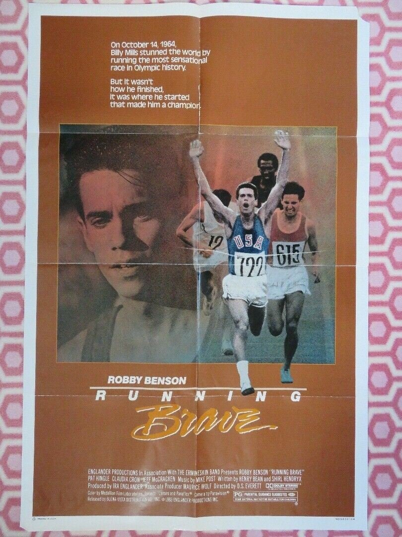 RUNNING BRAVE US ONE SHEET POSTER ROBBY BENSON PAT HINGLE 1983 Rendezvous Cinema Movie posters