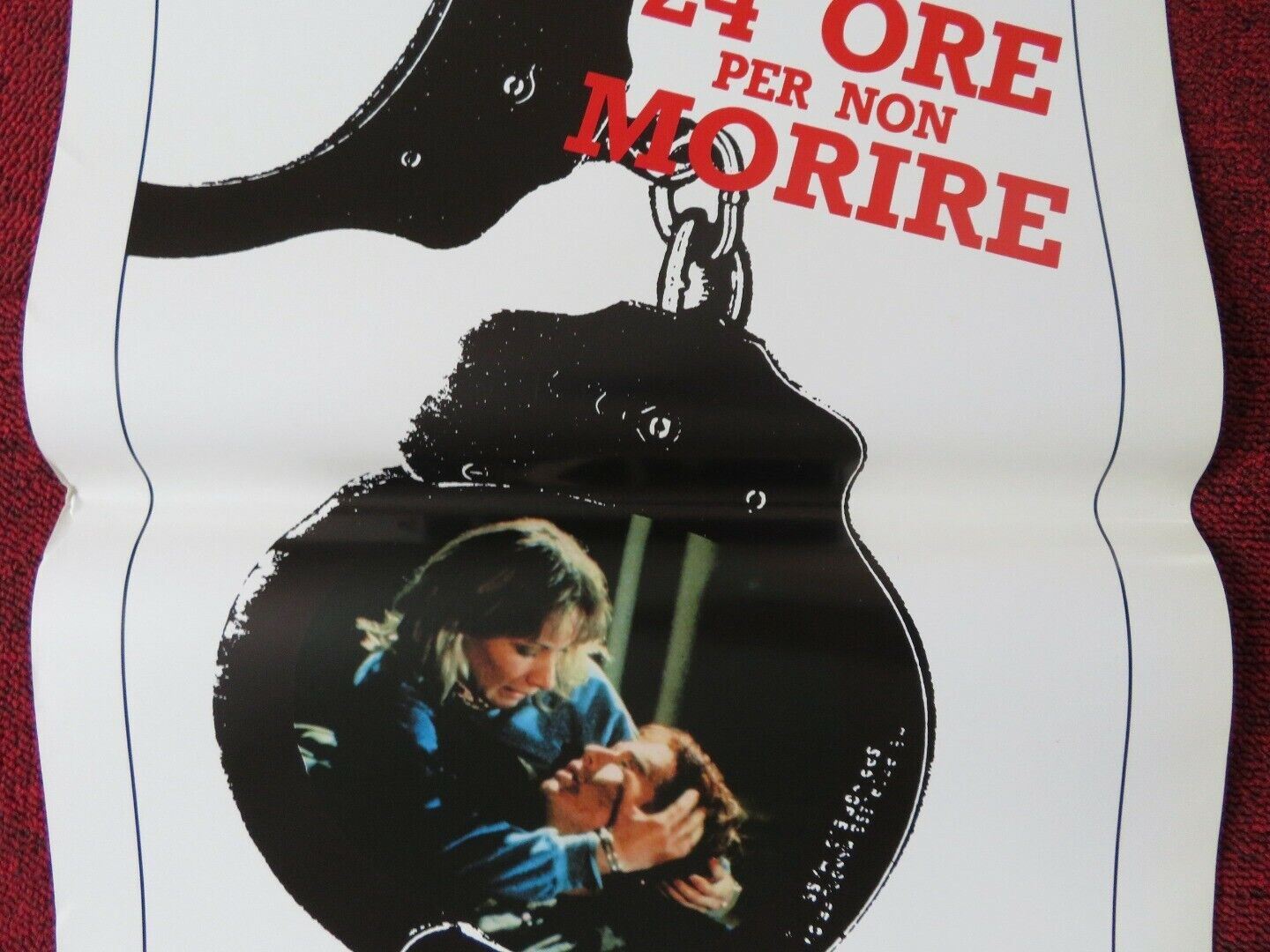 RUNNING HOT ITALIAN LOCANDINA (27.5"x13") POSTER M GRIFFITHS M CARRICO 1988 - Rendezvous Cinema