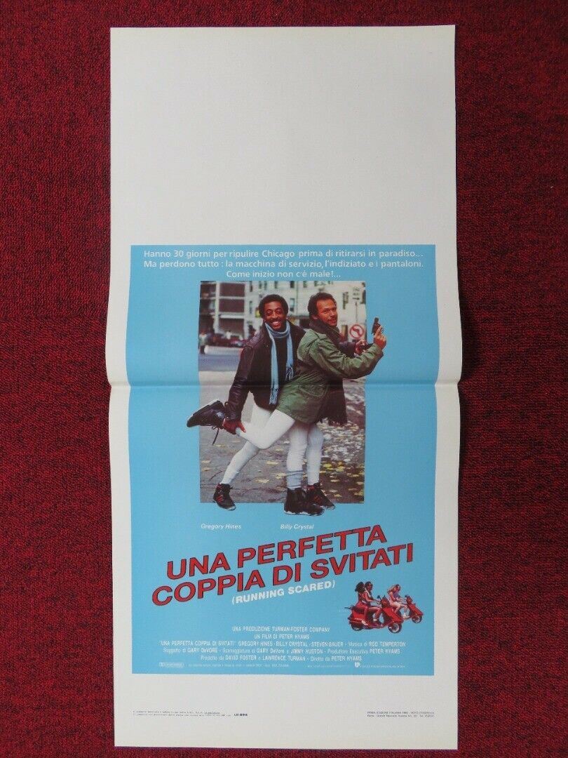 RUNNING SCARED ITALIAN LOCANDINA (27"x13") POSTER GREGORY HINES 1986 - Rendezvous Cinema