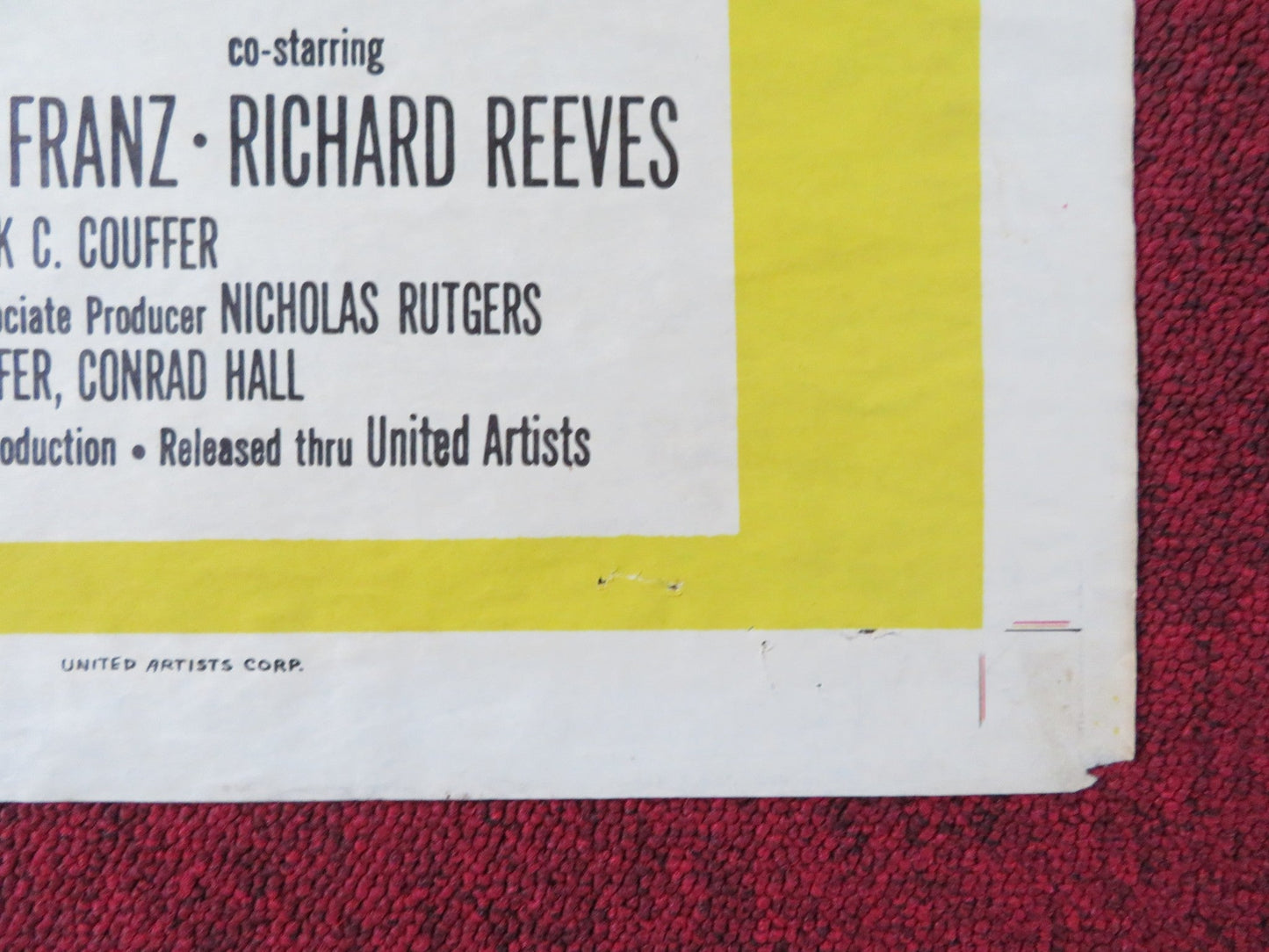 RUNNING TARGET FOLDED US ONE SHEET POSTER DORIS DOWLING ARTHUR FRANZ 1956 Rendezvous Cinema Movie posters