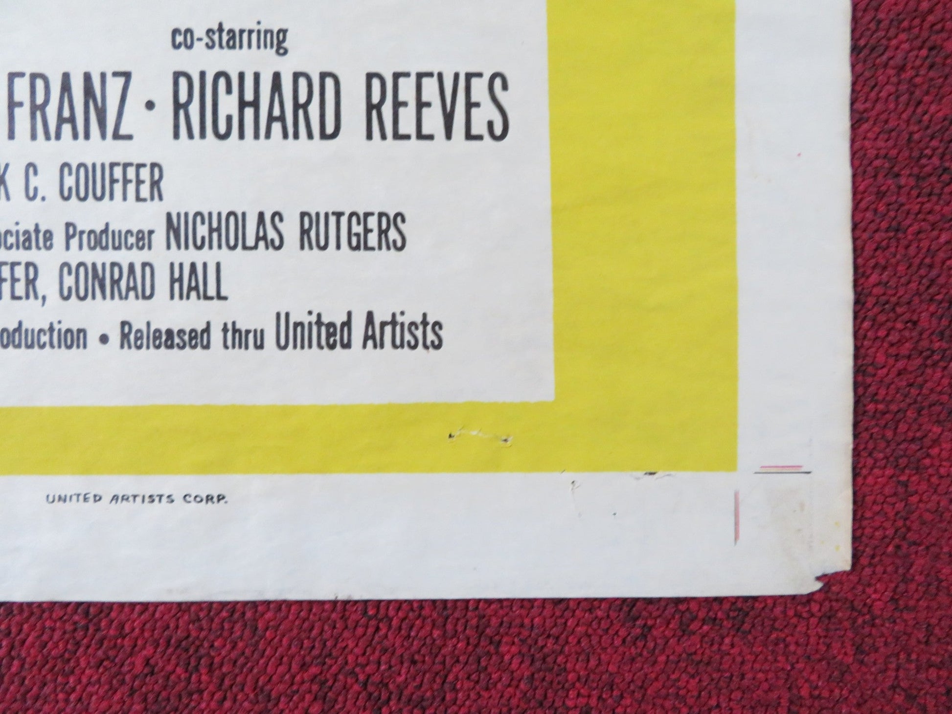 RUNNING TARGET FOLDED US ONE SHEET POSTER DORIS DOWLING ARTHUR FRANZ 1956 Rendezvous Cinema Movie posters