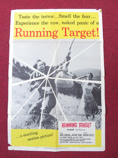 RUNNING TARGET FOLDED US ONE SHEET POSTER DORIS DOWLING ARTHUR FRANZ 1956 Rendezvous Cinema Movie posters