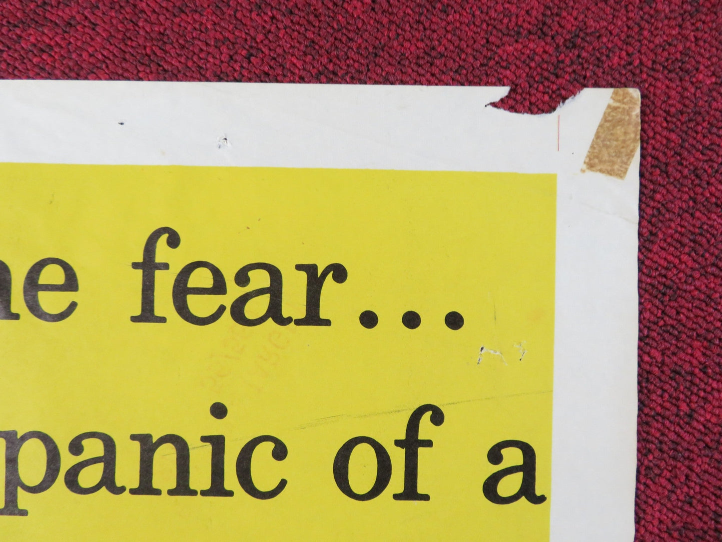 RUNNING TARGET FOLDED US ONE SHEET POSTER DORIS DOWLING ARTHUR FRANZ 1956 Rendezvous Cinema Movie posters