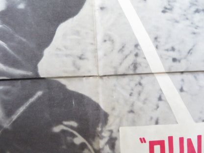 RUNNING TARGET FOLDED US ONE SHEET POSTER DORIS DOWLING ARTHUR FRANZ 1956 Rendezvous Cinema Movie posters