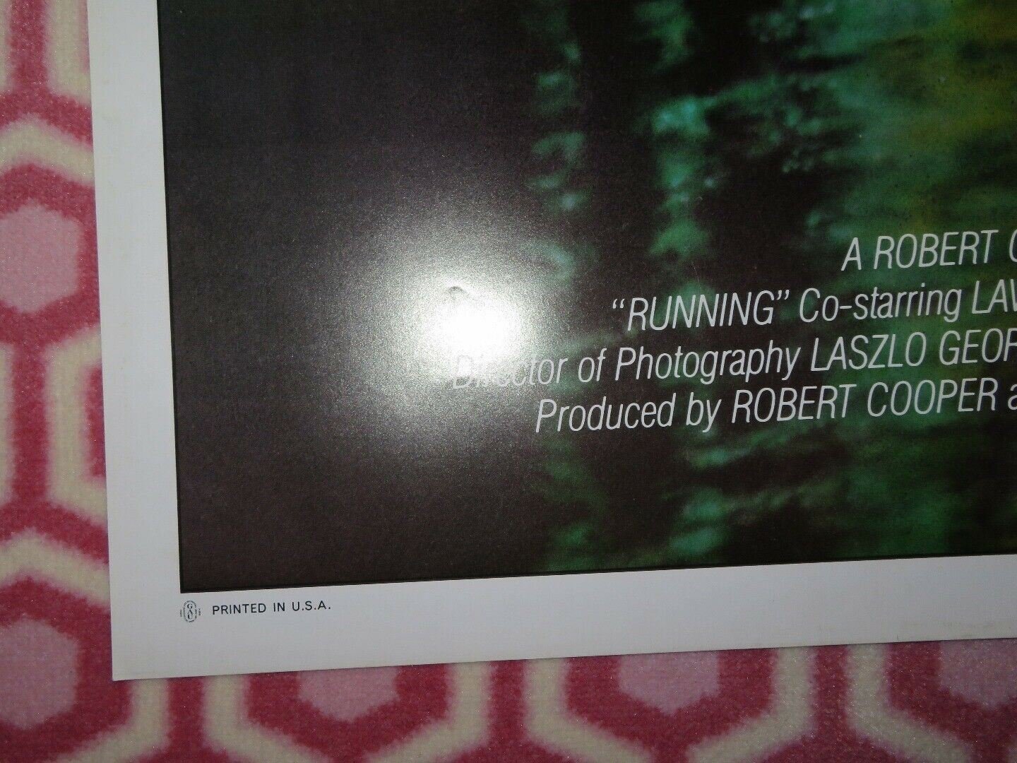 RUNNING US ONE SHEET POSTER MICHAEL DOUGLAS SUSAN ANSPACH 1979 Movie posters