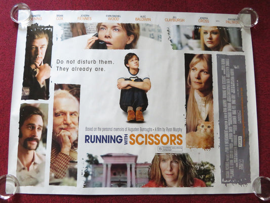 RUNNING WITH SCISSORS UK QUAD (30"x 40") ROLLED POSTER GWYNETH PALTROW 2006 Rendezvous Cinema Movie posters