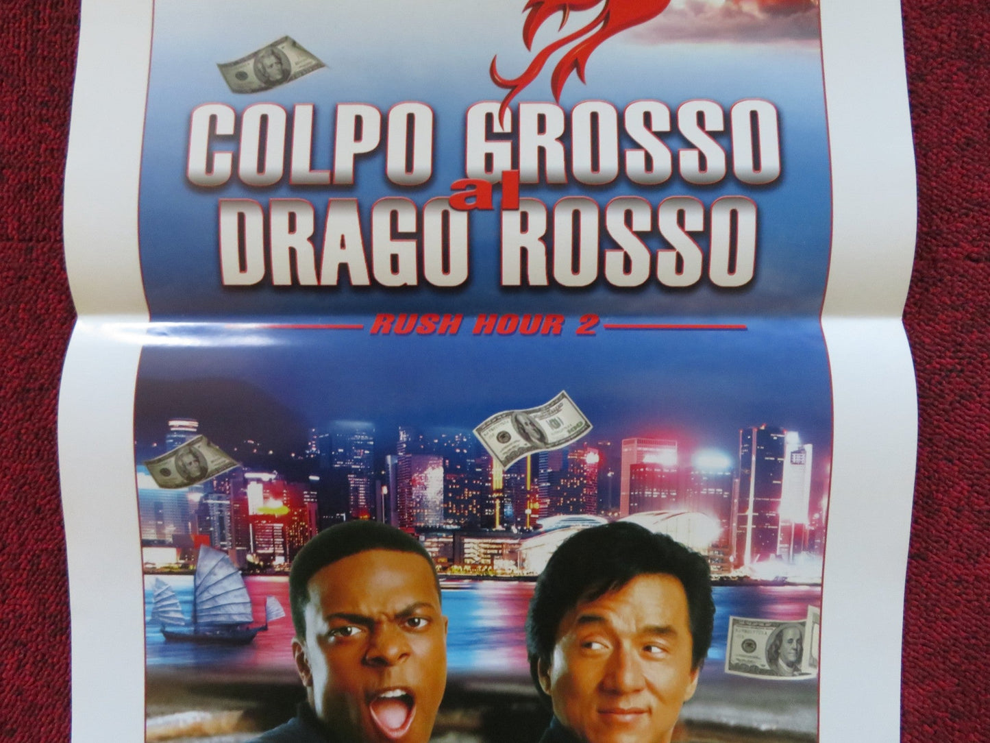 RUSH HOUR 2 ITALIAN LOCANDINA POSTER JACKIE CHAN CHRIS TUCKER 2001 Rendezvous Cinema Movie posters