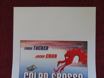 RUSH HOUR 2 ITALIAN LOCANDINA POSTER JACKIE CHAN CHRIS TUCKER 2001 Rendezvous Cinema Movie posters