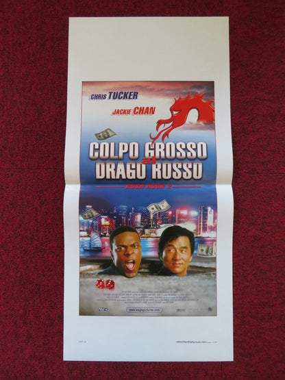 RUSH HOUR 2 ITALIAN LOCANDINA POSTER JACKIE CHAN CHRIS TUCKER 2001 Rendezvous Cinema Movie posters
