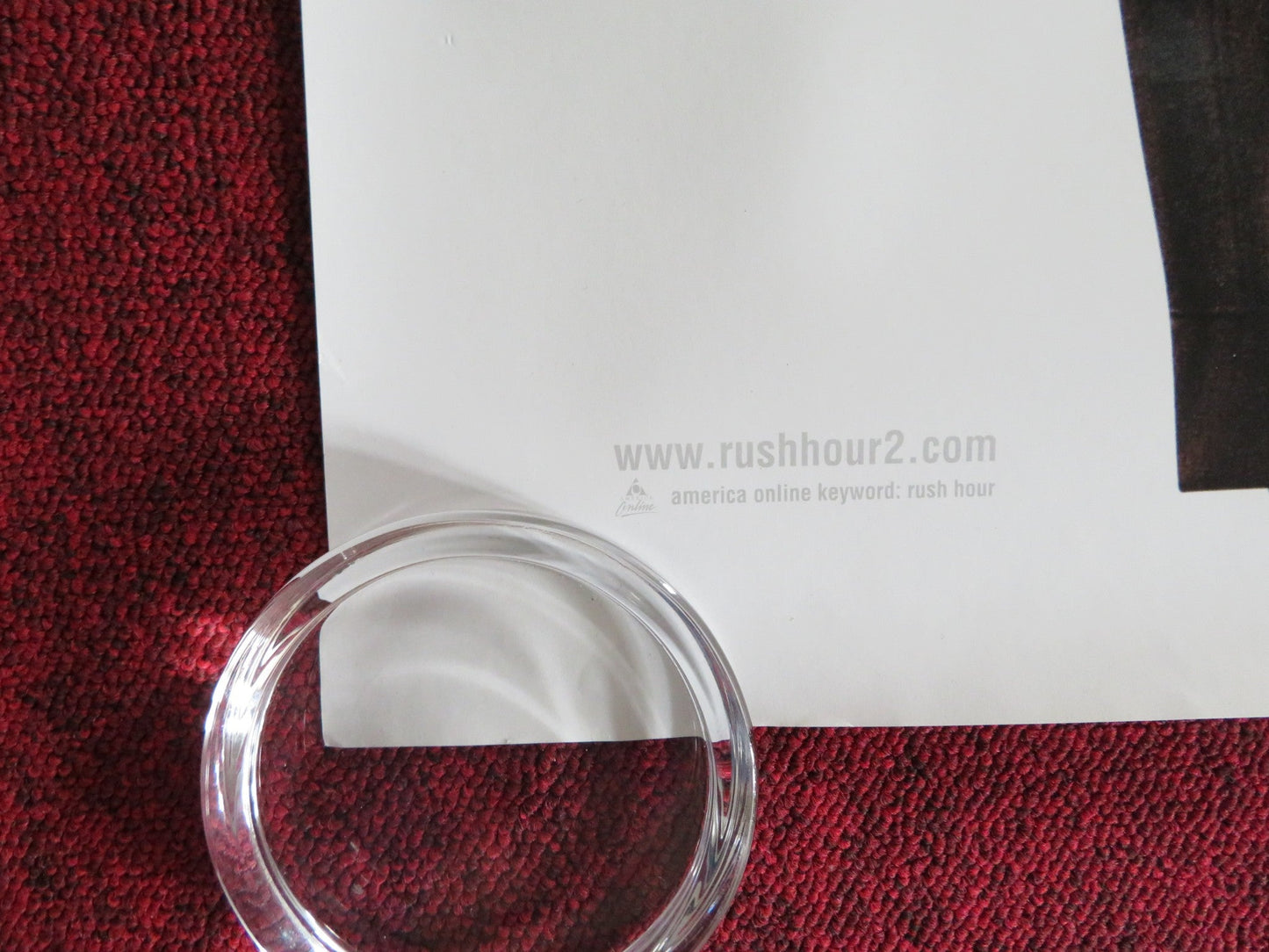 RUSH HOUR 2 US ONE SHEET ROLLED POSTER JACKIE CHAN CHRIS TUCKER 2001 Rendezvous Cinema Movie posters