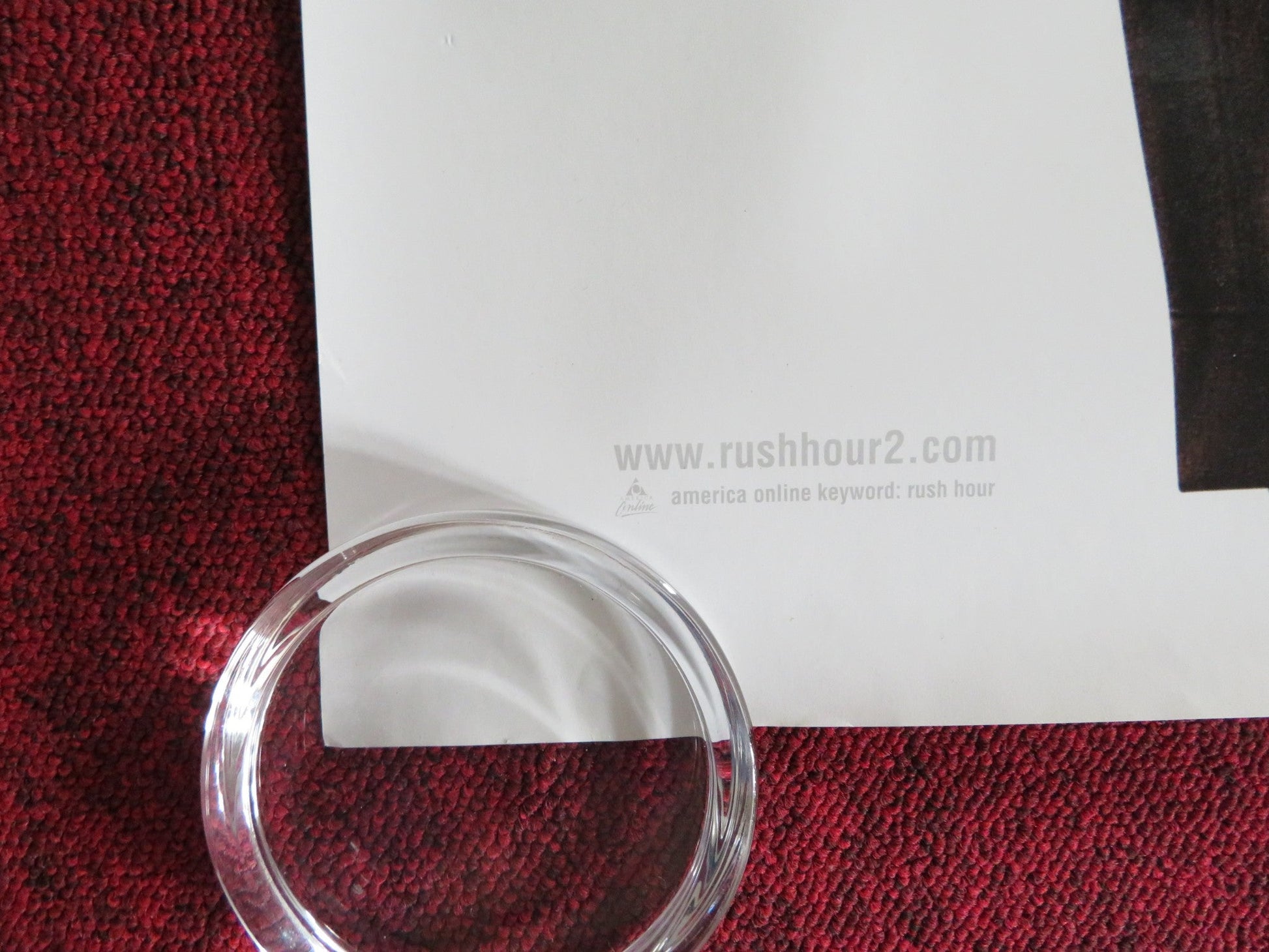 RUSH HOUR 2 US ONE SHEET ROLLED POSTER JACKIE CHAN CHRIS TUCKER 2001 Rendezvous Cinema Movie posters