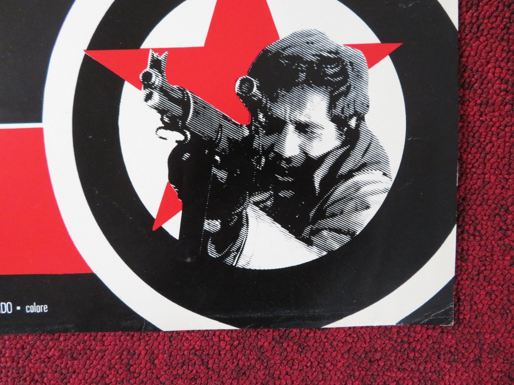 RUSSIAN ROULETTE - C ITALIAN FOTOBUSTA POSTER GEORGE SEGAL CRISTINA RAINES 1977 Rendezvous Cinema Movie posters