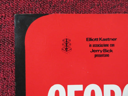 RUSSIAN ROULETTE - C ITALIAN FOTOBUSTA POSTER GEORGE SEGAL CRISTINA RAINES 1977 Rendezvous Cinema Movie posters