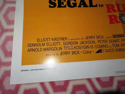 RUSSIAN ROULETTE US ONE SHEET POSTER GEORGE SEGAL CHRISTINA RAINES Movie posters