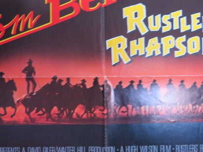 RUSTLERS RHAPSODY US ONE SHEET POSTER TOM BERENGER 1985 Movie posters