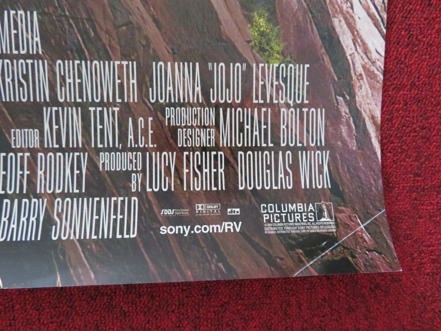 RV US ONE SHEET ROLLED POSTER ROBIN WILLIAMS CHERYL HINES 2006 Movie posters