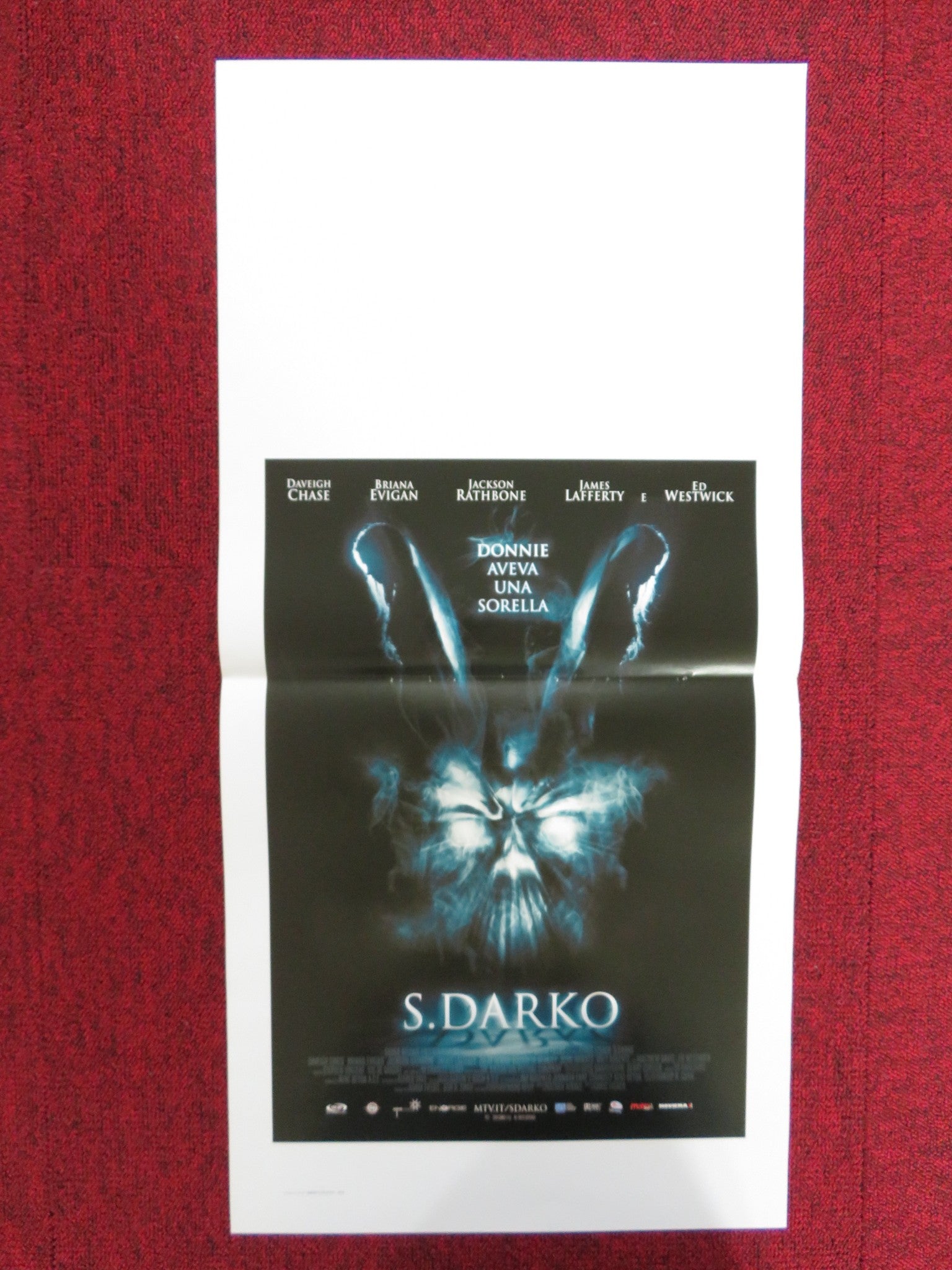 S. DARKO ITALIAN LOCANDINA POSTER DAVEIGH CHASE BRIANA EVIGAN 2009 Rendezvous Cinema Movie posters
