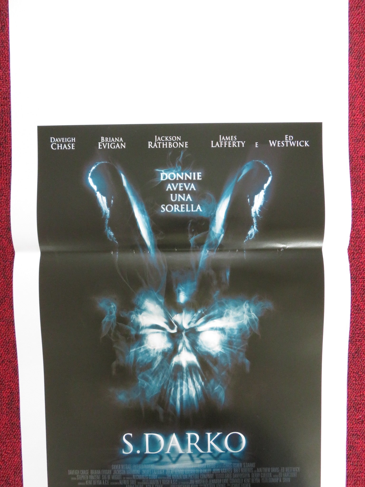 S. DARKO ITALIAN LOCANDINA POSTER DAVEIGH CHASE BRIANA EVIGAN 2009 Rendezvous Cinema Movie posters