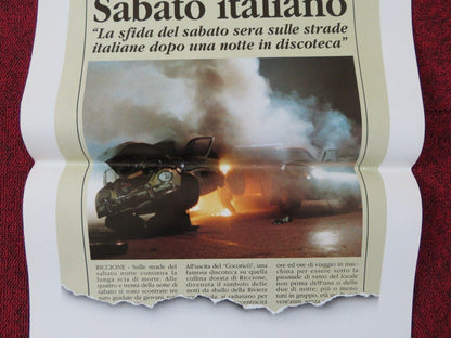 SABATO ITALIANO ITALIAN LOCANDINA (27.5"x13.5") POSTER ISABELLE PASCO 1992 Movie posters