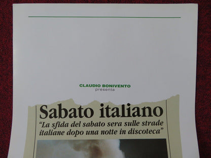 SABATO ITALIANO ITALIAN LOCANDINA (27.5"x13.5") POSTER ISABELLE PASCO 1992 Movie posters