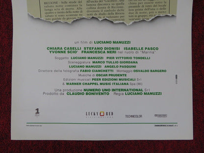 SABATO ITALIANO ITALIAN LOCANDINA (27.5"x13.5") POSTER ISABELLE PASCO 1992 Movie posters