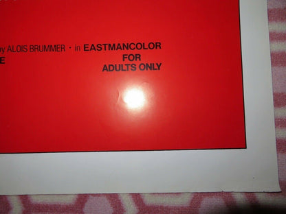 SABENA US ONE SHEET POSTER EVA KARINKA SANDRA RENI PETER MUHLEN 1973 - Rendezvous Cinema