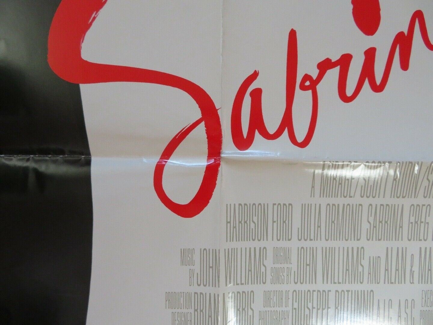 SABRINA US ONE SHEET POSTER HARRISON FORD 1995 Movie posters