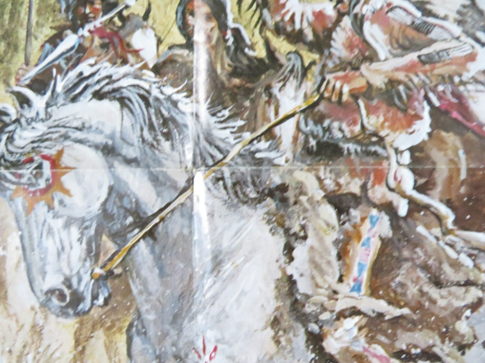 SACRED GROUND FOLDED US ONE SHEET POSTER TIM MCINTIRE L.Q JONES 1983 Rendezvous Cinema Movie posters