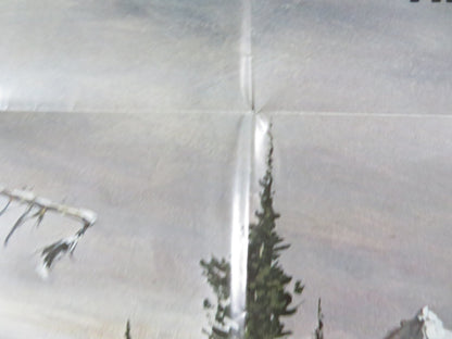 SACRED GROUND FOLDED US ONE SHEET POSTER TIM MCINTIRE L.Q JONES 1983 Rendezvous Cinema Movie posters