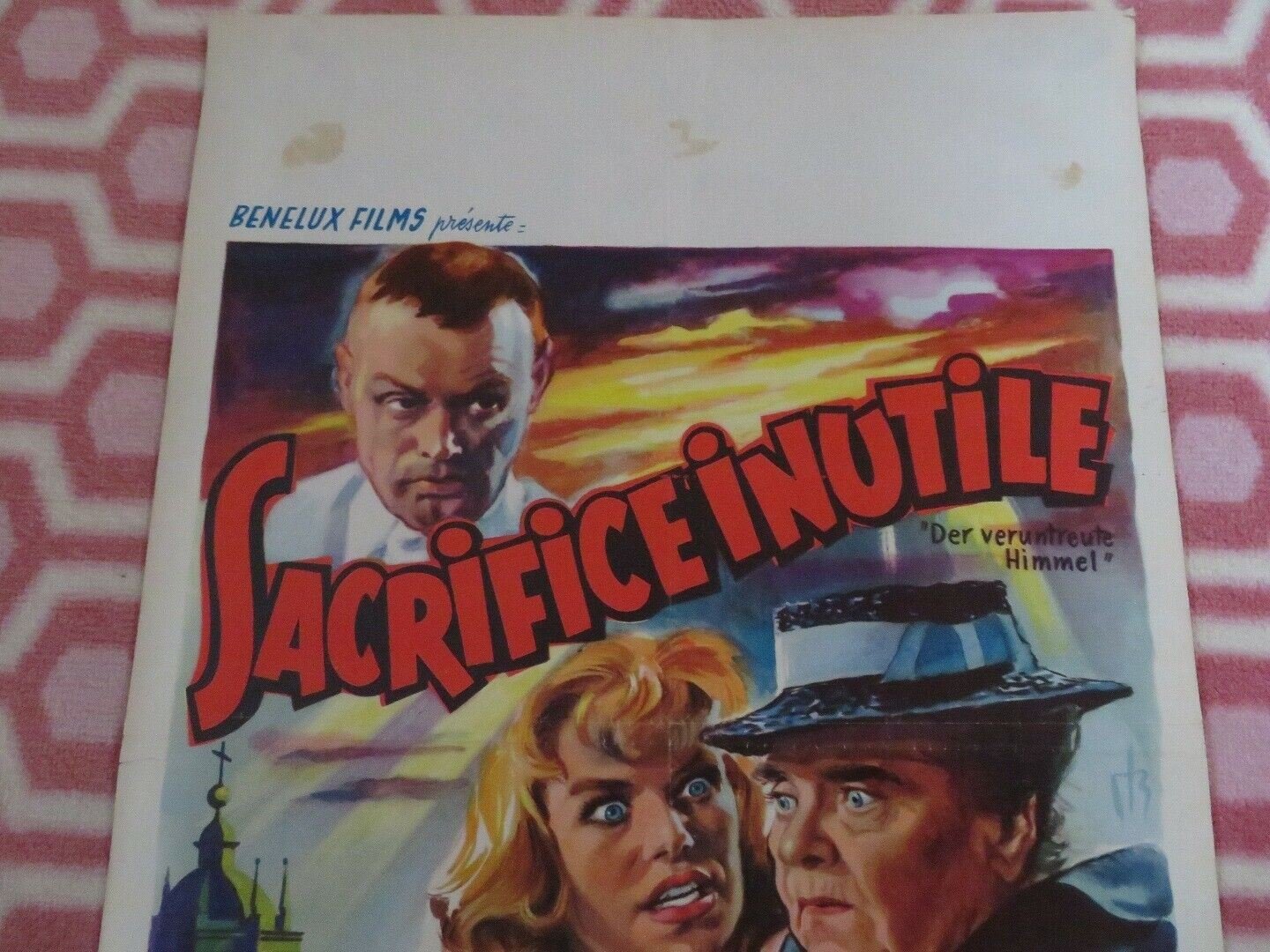 SACRIFICE INUTULE/ Embezzled Heaven BELGIUM (21.5"x 14") POSTER ANNIE ROSAR Movie posters