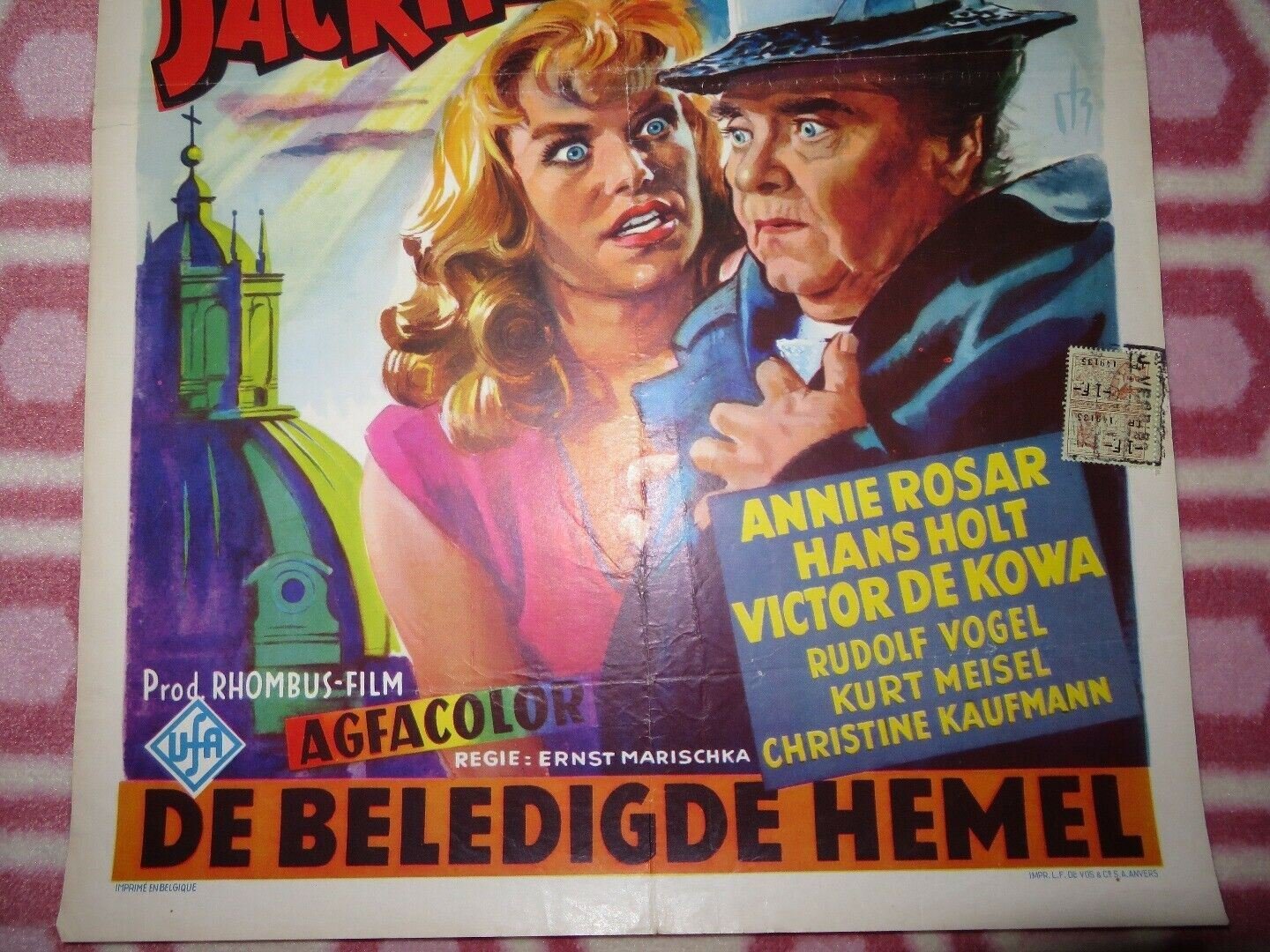 SACRIFICE INUTULE/ Embezzled Heaven BELGIUM (21.5"x 14") POSTER ANNIE ROSAR Movie posters