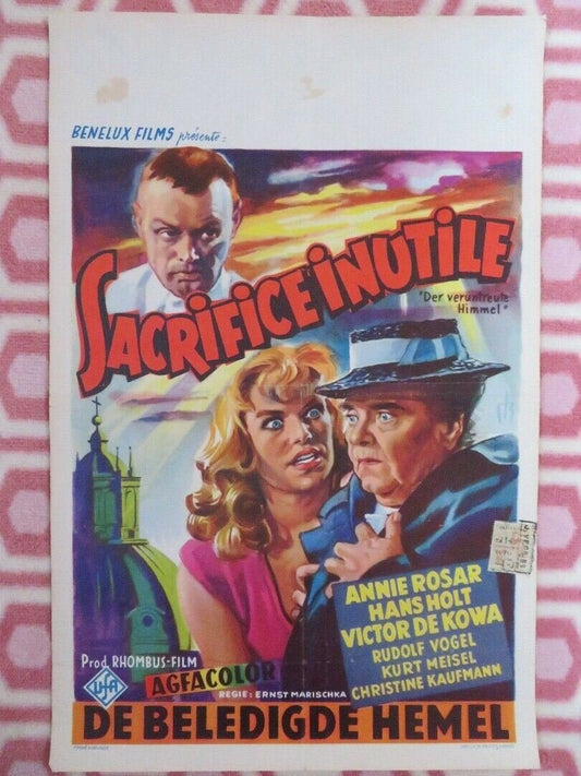 SACRIFICE INUTULE/ Embezzled Heaven BELGIUM (21.5"x 14") POSTER ANNIE ROSAR Movie posters