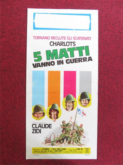 SADSACKS GO TO WAR ITALIAN LOCANDINA POSTER JACQUES SELLER MARISA MERLINI 1975 Rendezvous Cinema Movie posters