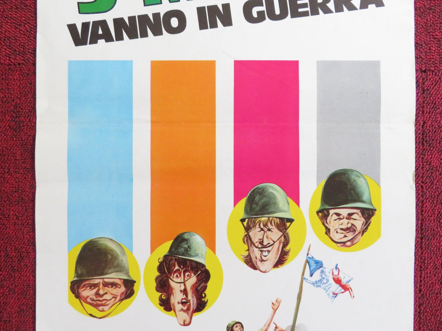SADSACKS GO TO WAR ITALIAN LOCANDINA POSTER JACQUES SELLER MARISA MERLINI 1975 Rendezvous Cinema Movie posters