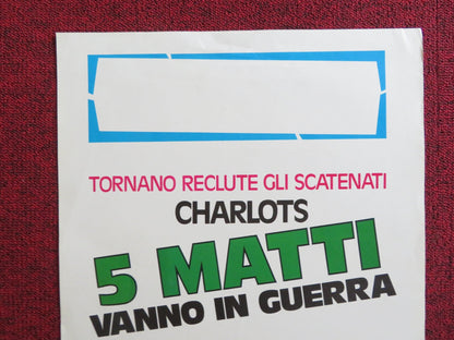 SADSACKS GO TO WAR ITALIAN LOCANDINA POSTER JACQUES SELLER MARISA MERLINI 1975 Rendezvous Cinema Movie posters