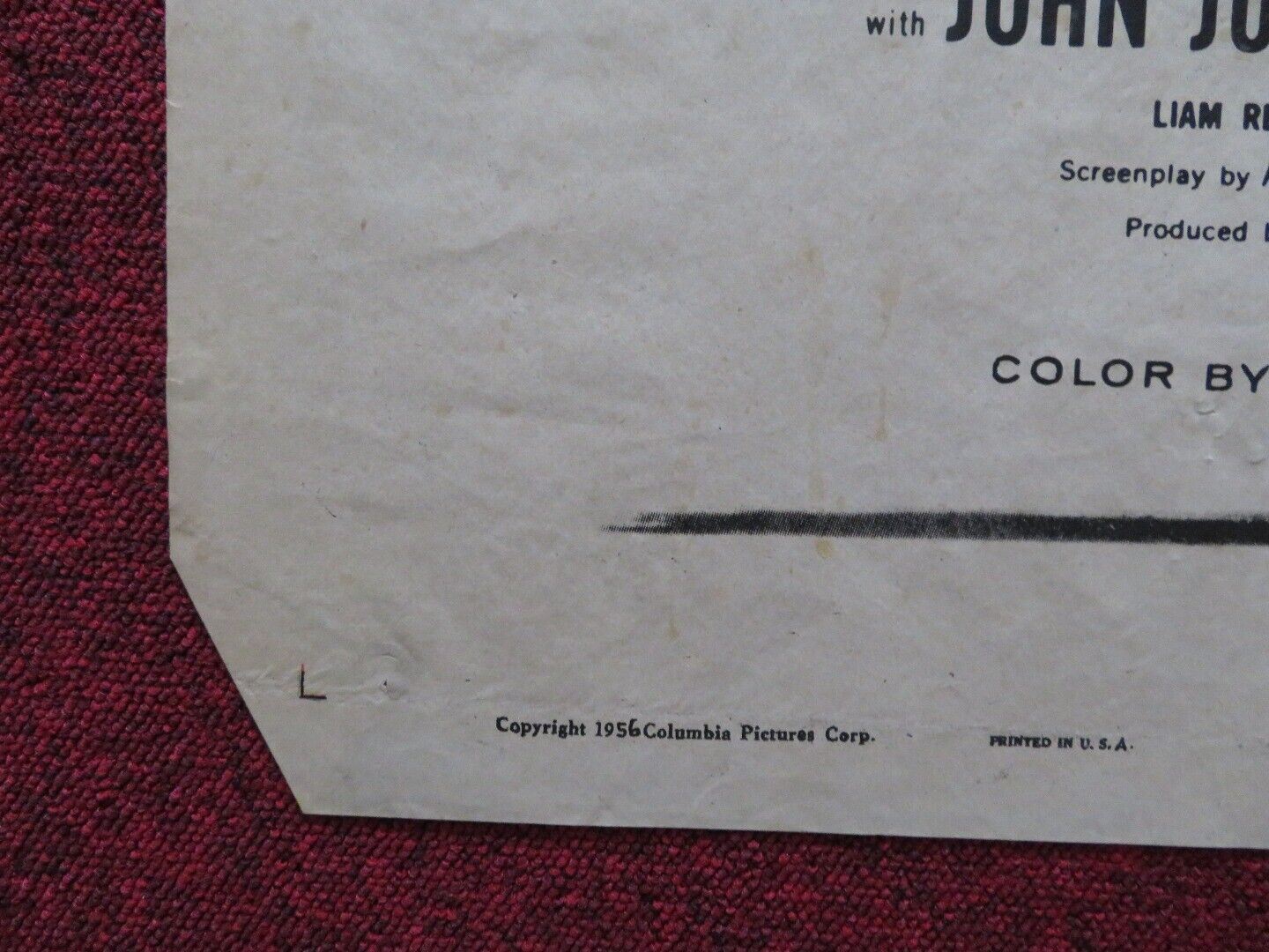 SAFARI FOLDED US ONE SHEET POSTER JANET LEIGH VICTOR MATURE 1956 Movie posters