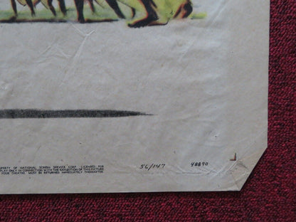 SAFARI FOLDED US ONE SHEET POSTER JANET LEIGH VICTOR MATURE 1956 Movie posters