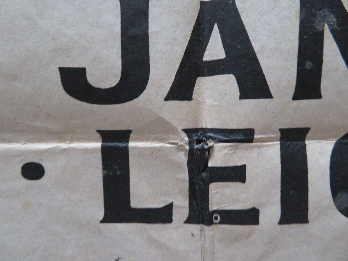 SAFARI FOLDED US ONE SHEET POSTER JANET LEIGH VICTOR MATURE 1956 Movie posters