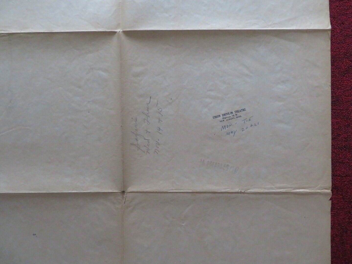 SAFARI FOLDED US ONE SHEET POSTER JANET LEIGH VICTOR MATURE 1956 Movie posters