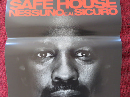 SAFE HOUSE ITALIAN LOCANDINA POSTER RYAN REYNOLDS DENZEL WASHINGTON 2012 Rendezvous Cinema Movie posters