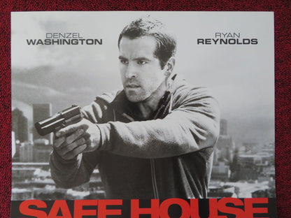SAFE HOUSE ITALIAN LOCANDINA POSTER RYAN REYNOLDS DENZEL WASHINGTON 2012 Rendezvous Cinema Movie posters