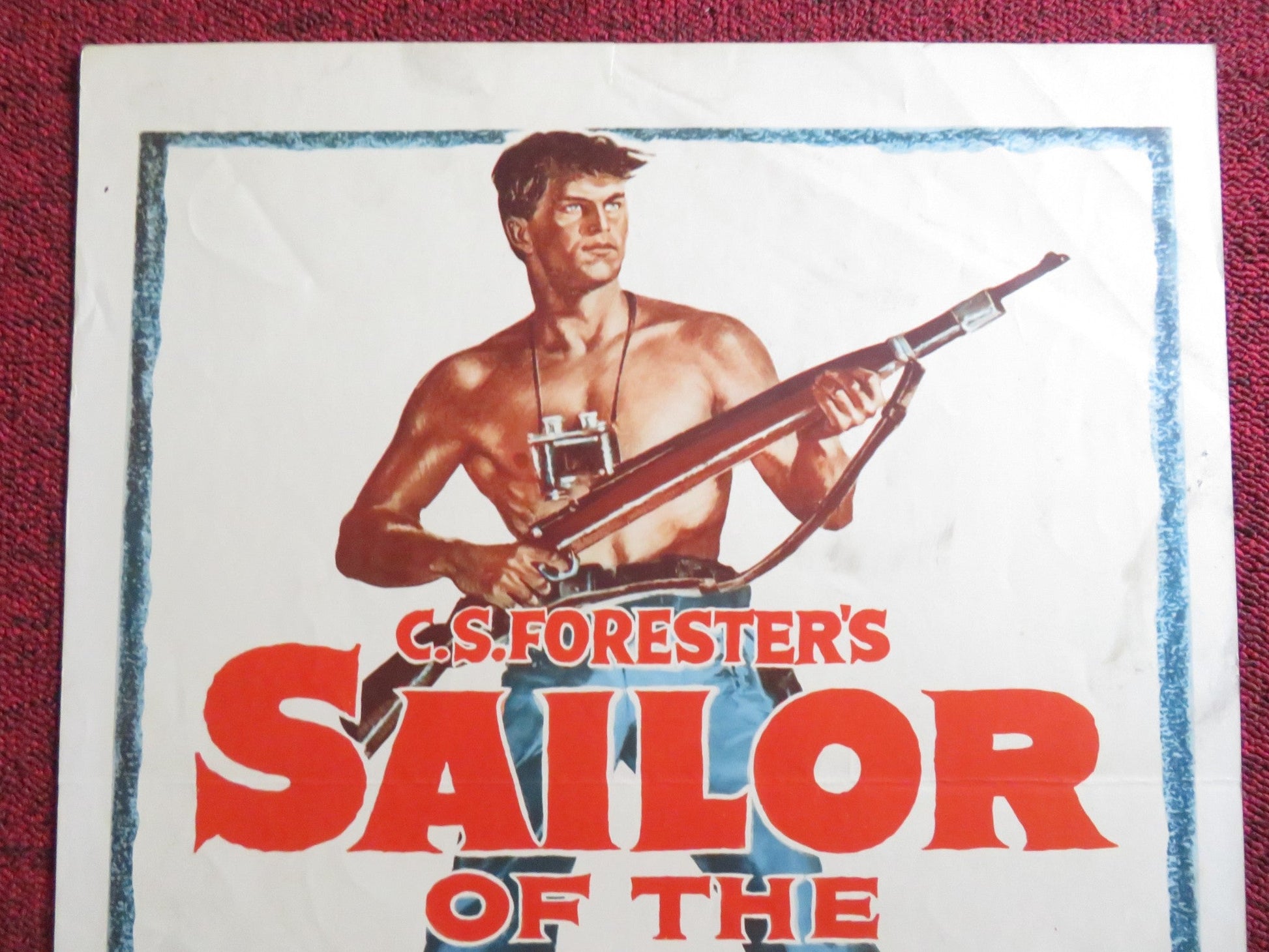 SAILOR OF THE KING US INSERT (14"x 36") POSTER JEFFREY HUNTER RENNIE 1953 Rendezvous Cinema Movie posters